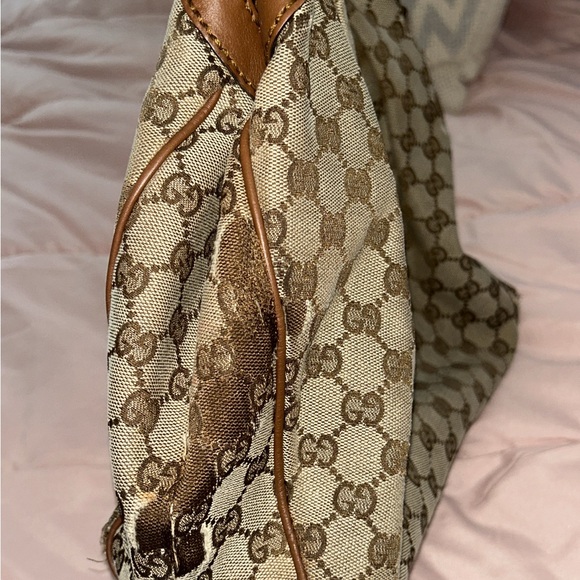 Gucci Brown Leather Bag - Picture 5 of 7